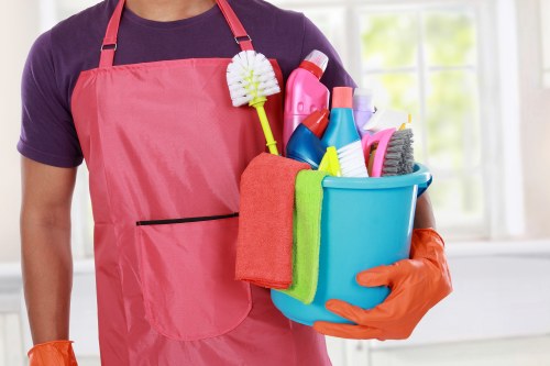 Cleaners Bow secure payment interface with protected checkout features