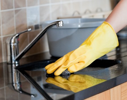 End of tenancy cleaning for a modern apartment in Bow with kitchen and floors cleaned