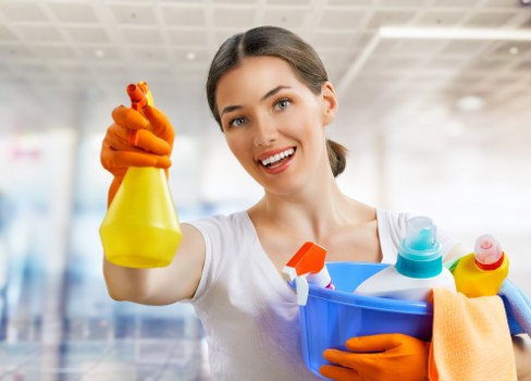 Local commercial cleaner maintaining office surfaces in Bow