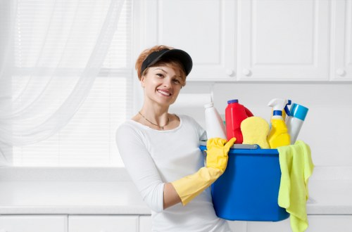 Thorough deep cleaning work carried out in a Bow property