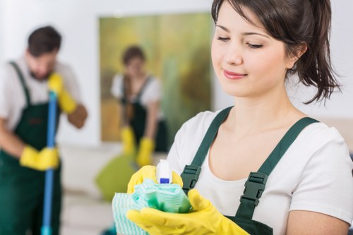 Professional move-in cleaning for a Bow flat before furniture arrives