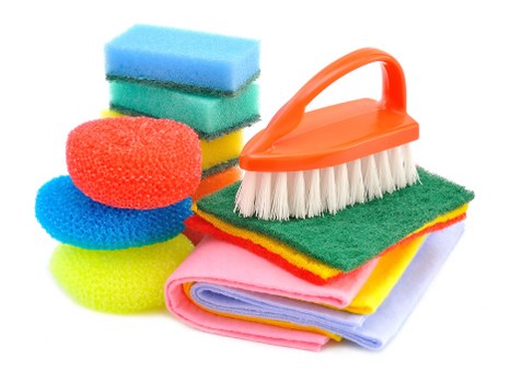 Local Bow cleaning team working in a residential apartment building
