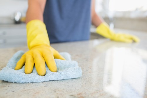 Thorough bathroom cleaning as part of move out cleaning in Bow