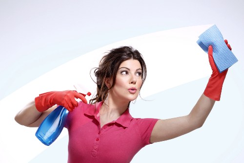 Team following a structured health and safety cleaning policy